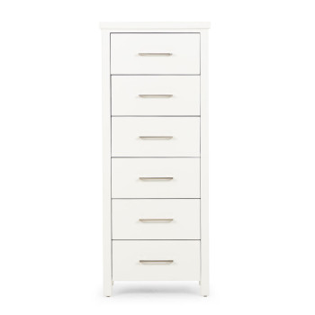 Miller 6 Drawer Lingerie, White