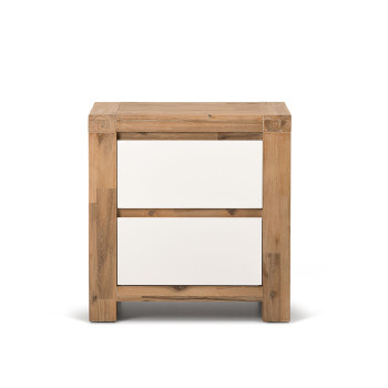 Atlantic 2 Drawer Bedside