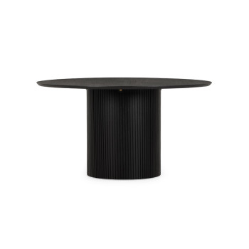 Oslo Round Dining Table - 140 cm, Dark