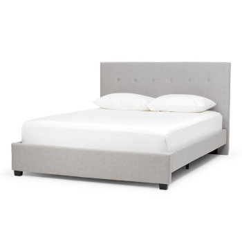 Dallas Queen Bed Frame, Light Grey