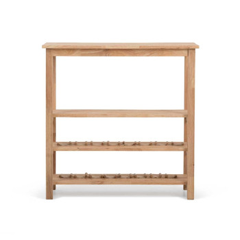 Woodwall Wine Rack, Light