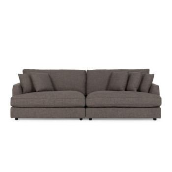 Hampton Oversized 4 Seater, Dark Grey