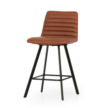 Watson PU Barstool, Brandy