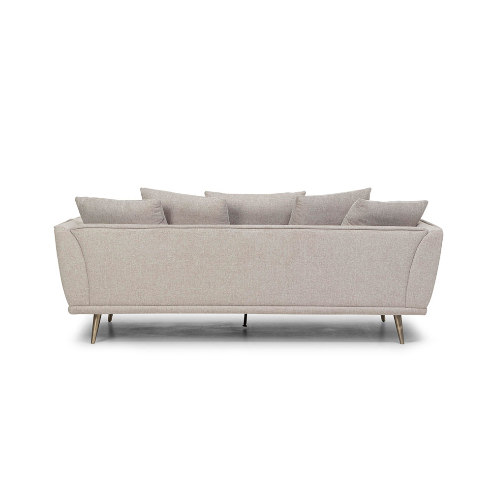 Kenzie 3 Seater Sofa, Light Grey