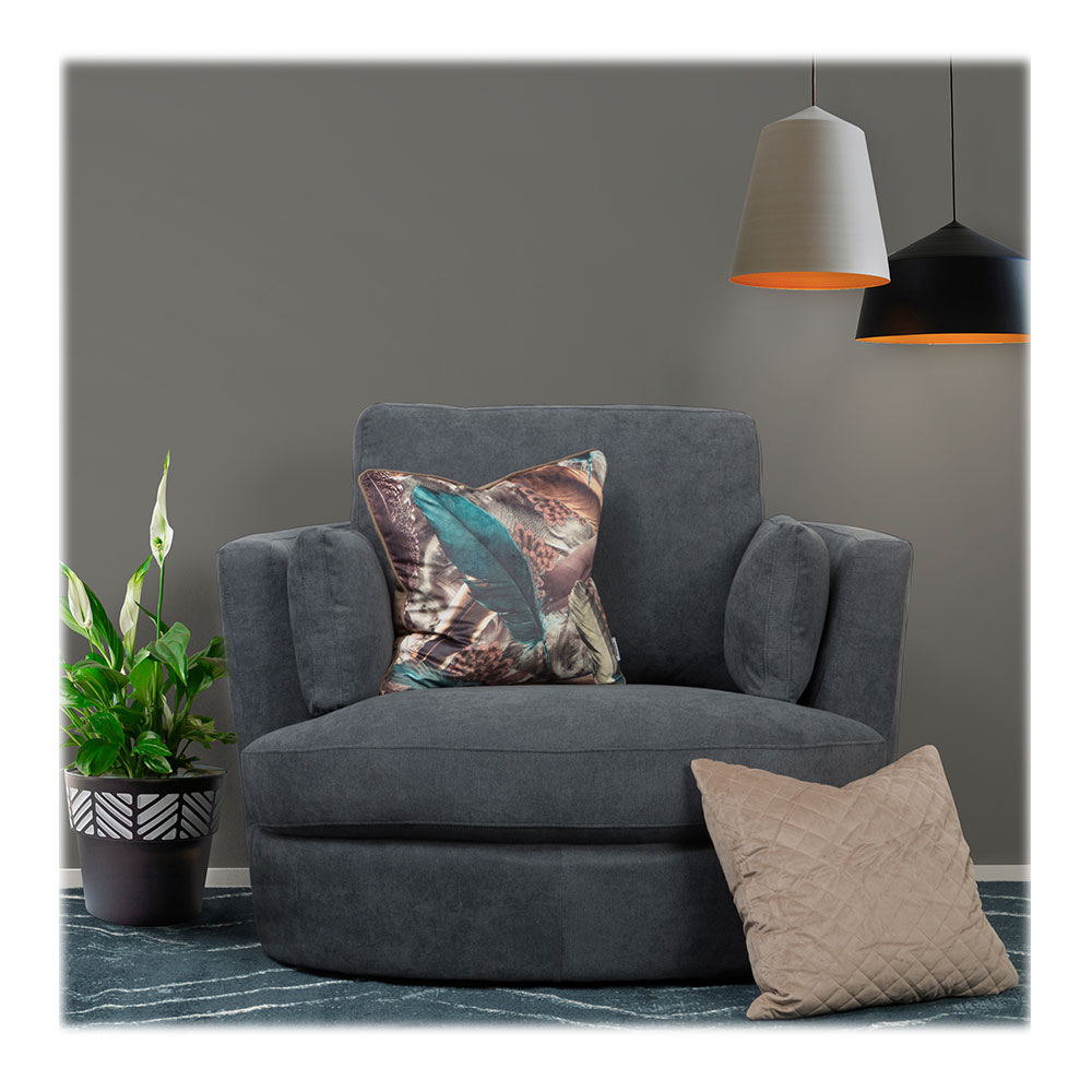Macey Swivel Chair, River