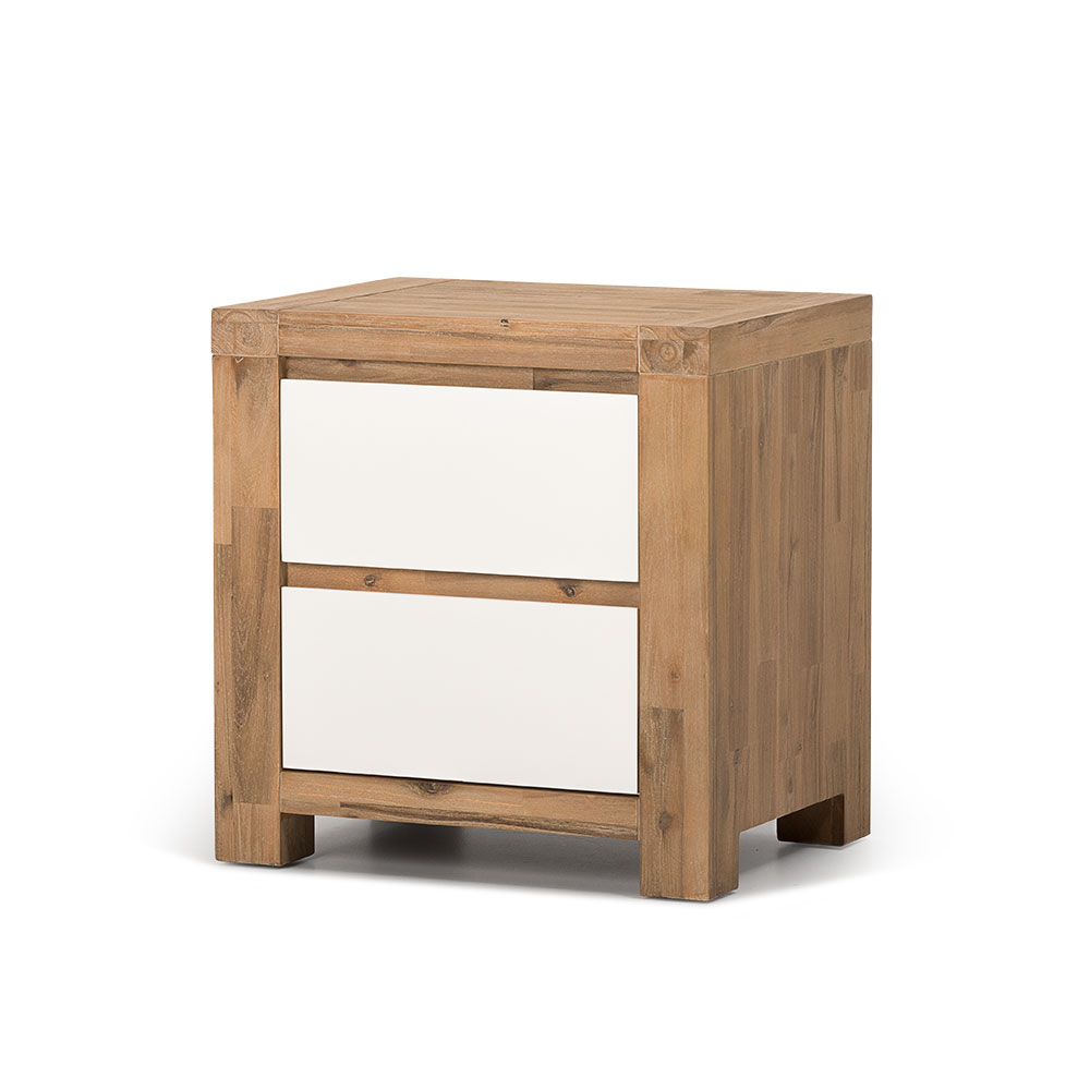 Atlantic 2 Drawer Bedside