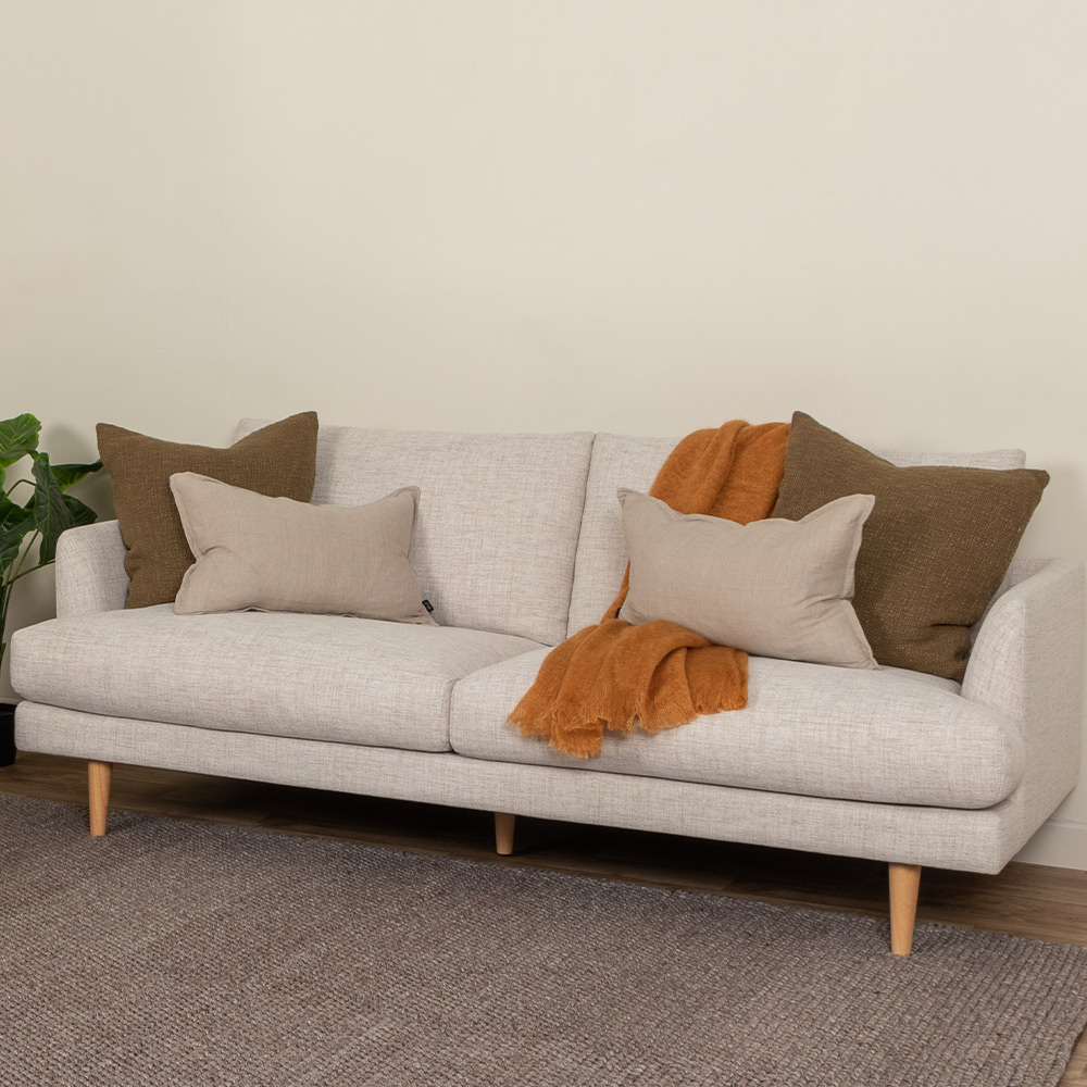 Bianca 3 Seater Sofa, Sand