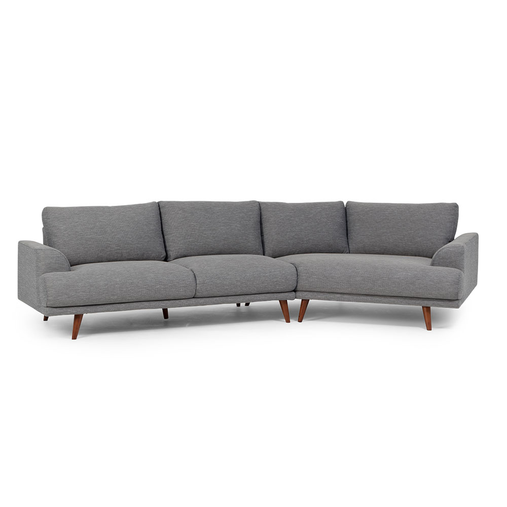 Charlie Angular Chaise Sofa, Midnight