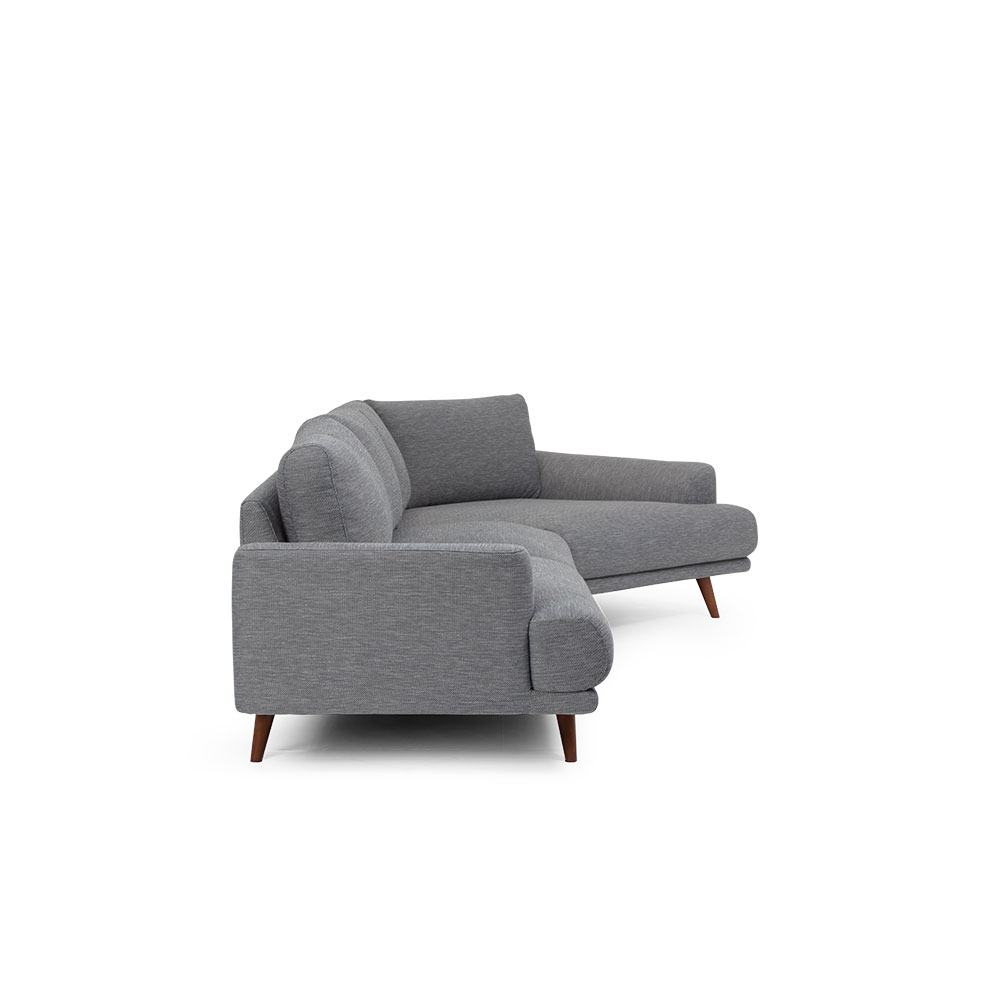 Charlie Angular Chaise Sofa, Midnight