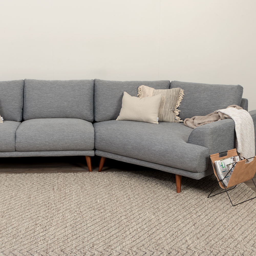 Charlie Angular Chaise Sofa, Midnight