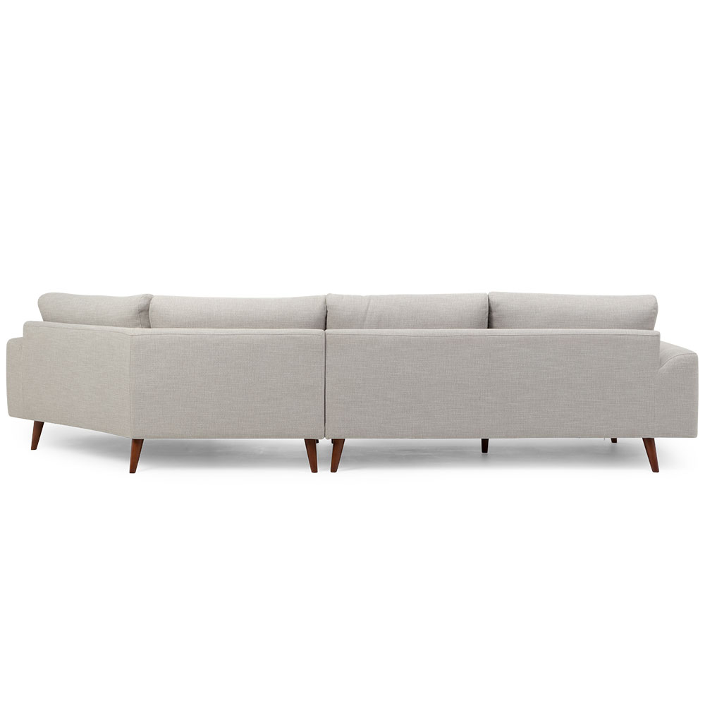 Charlie Angular Chaise Sofa, Oatmeal