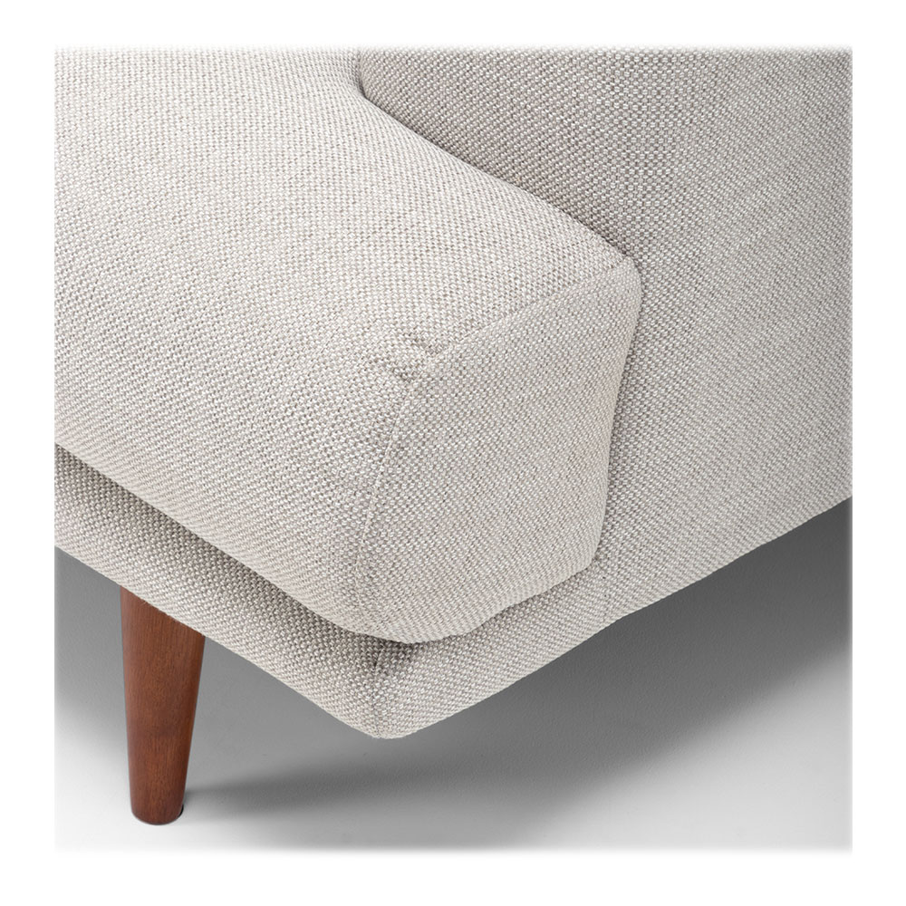 Charlie Angular Chaise Sofa, Oatmeal