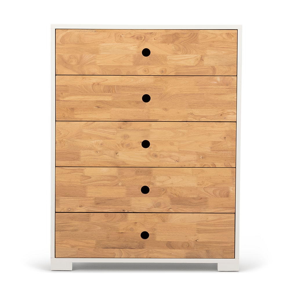 Chia 5 Drawer Chest - W80