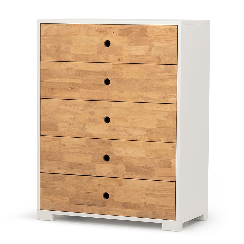 Chia 5 Drawer Chest - W80