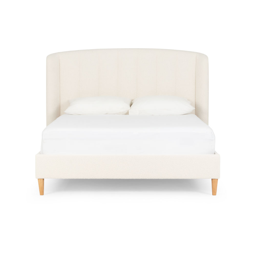 Chloe Queen Bed Frame, Cream