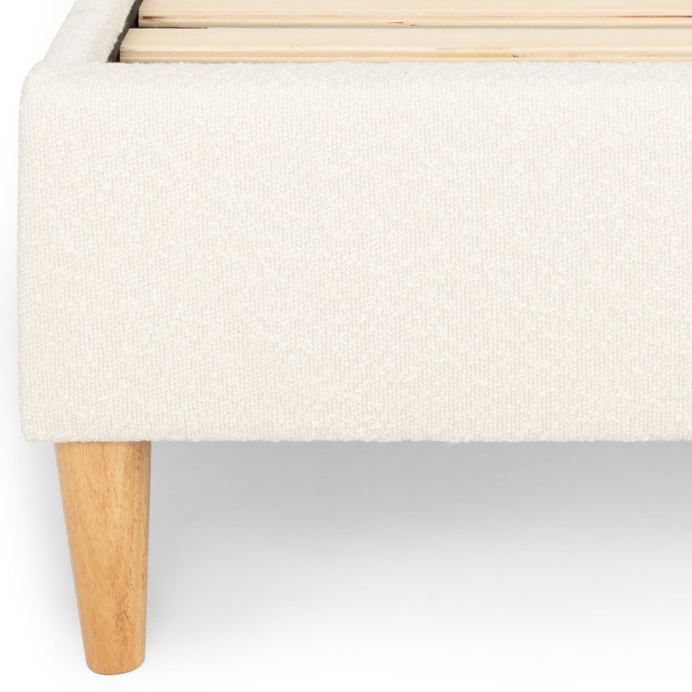 Chloe Queen Bed Frame, Cream