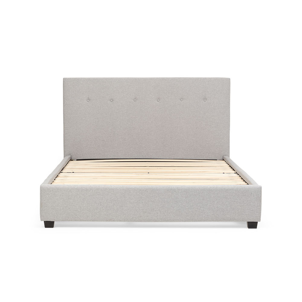 Dallas Queen Bed Frame, Light Grey