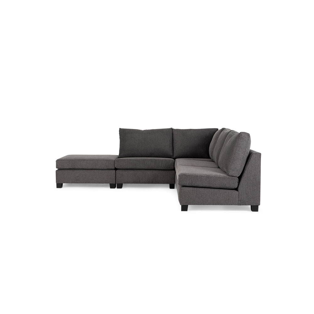 Diego 4 Piece Sofa, Aston Shadow