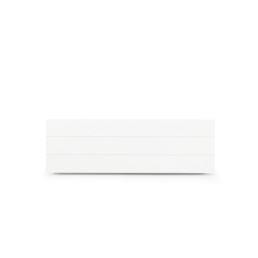 Emerson King Single Bed Frame With Drawers, White
