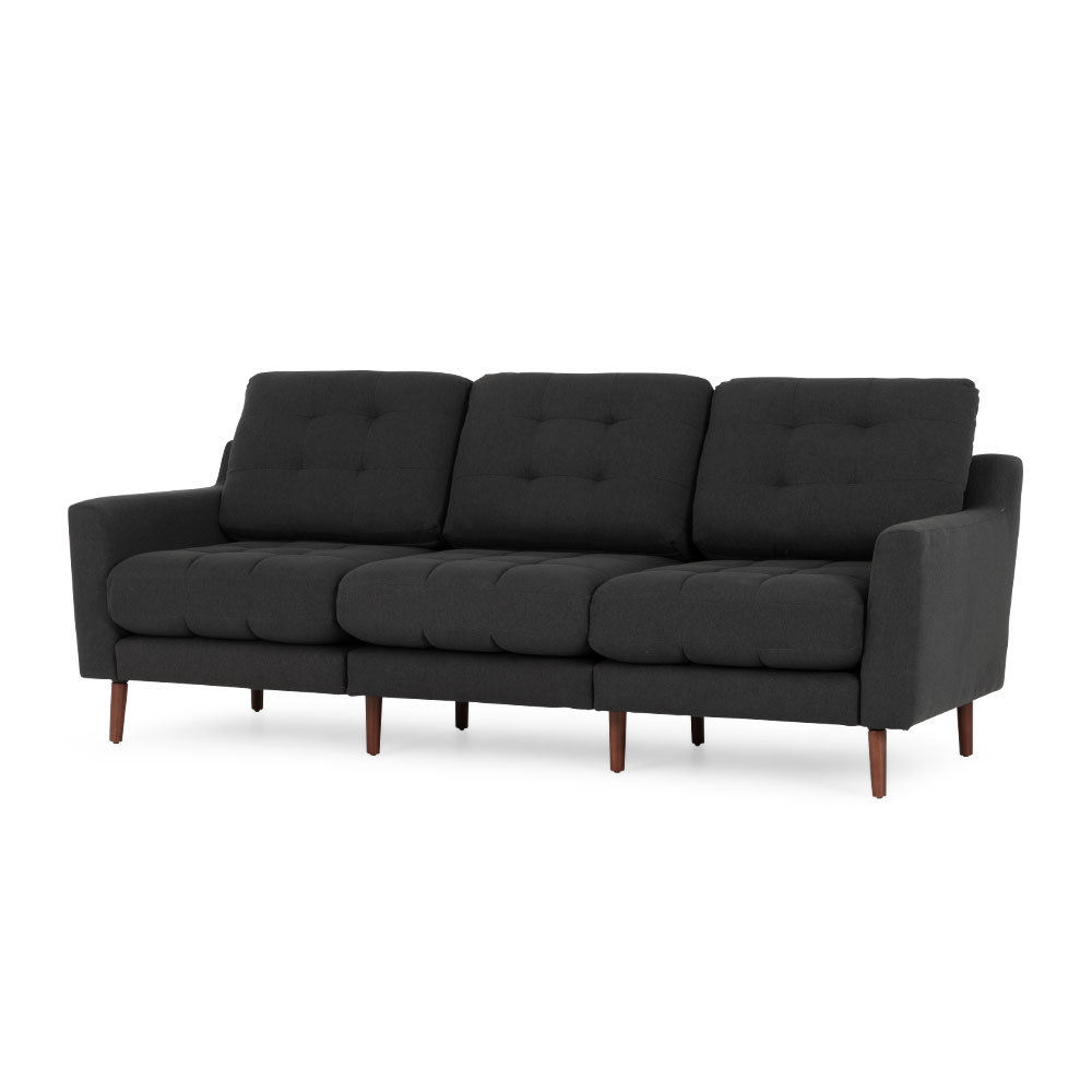 Erica 3 Seater Kitset, Dark Grey