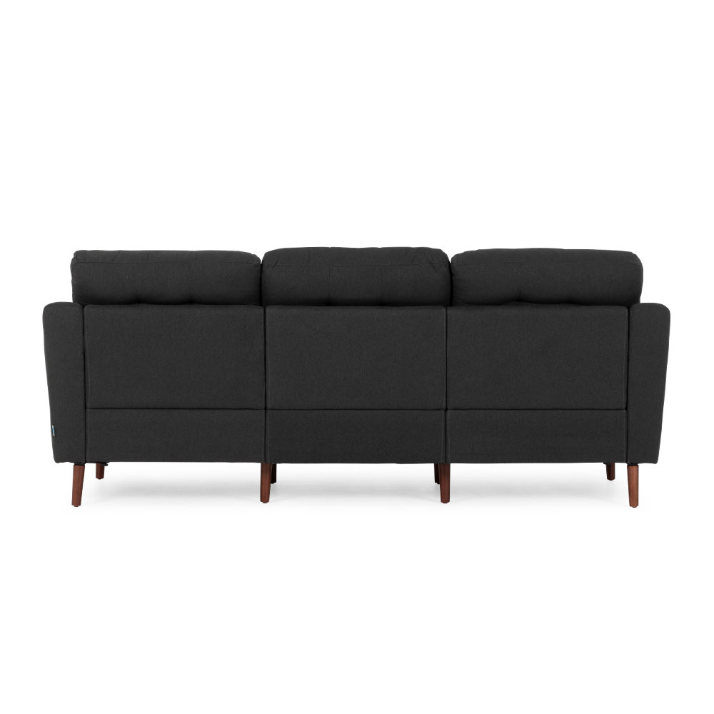 Erica 3 Seater Kitset, Dark Grey