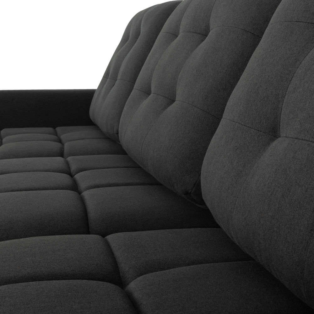 Erica 3 Seater Kitset, Dark Grey