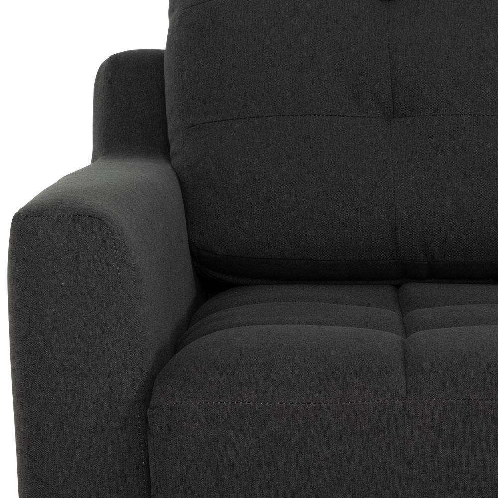 Erica 3 Seater Kitset, Dark Grey