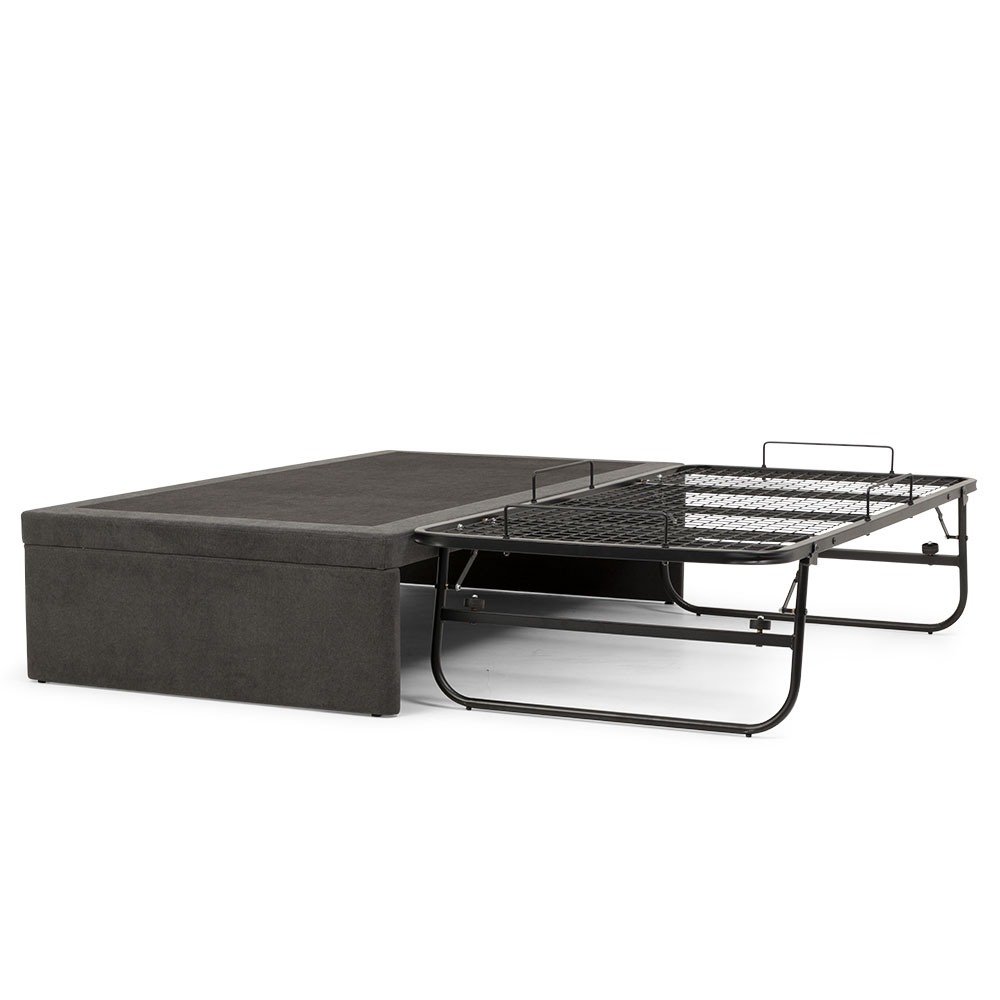 Serene & Uno King Single/ Single Trundle Bed Set, Charcoal