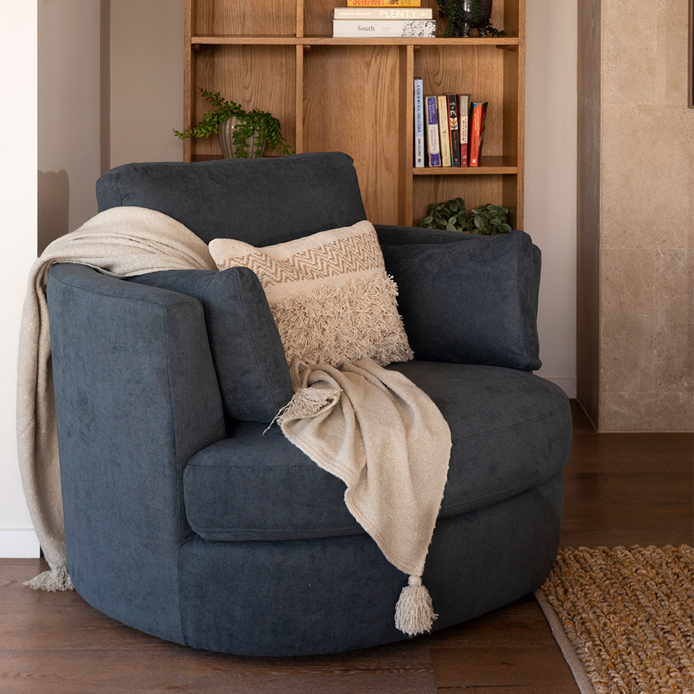 Macey Swivel Chair, River