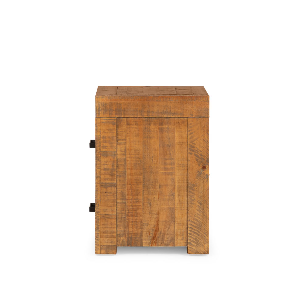Prima 2 Drawer Bedside, Pine