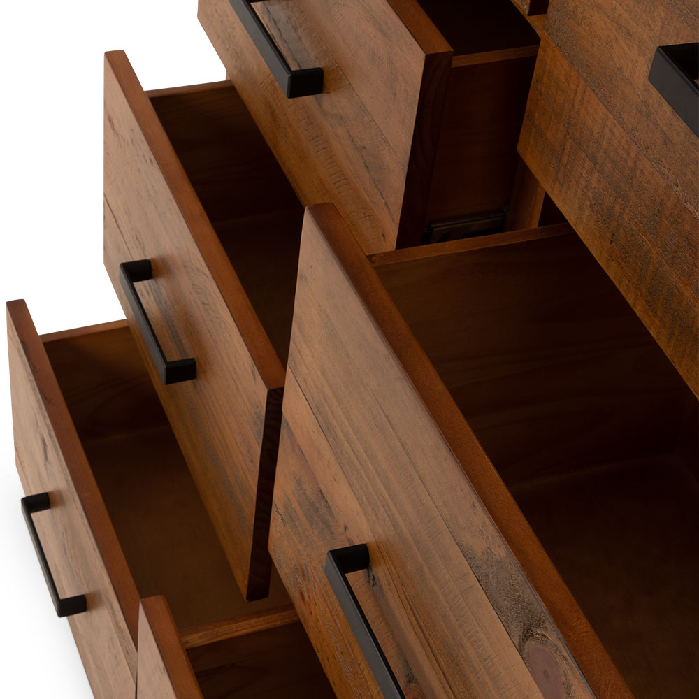 Prima 7 Drawer Tallboy, Pine