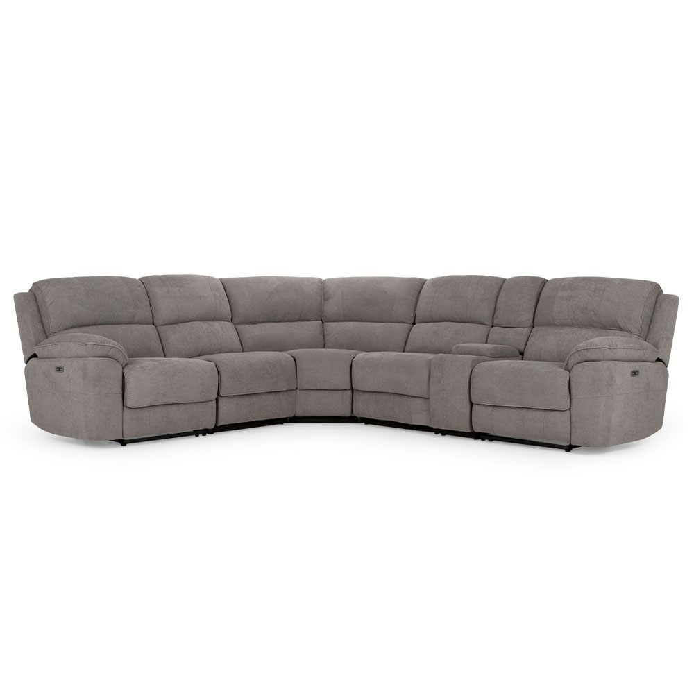 Reese Electric Recliner Corner Suite, Storm
