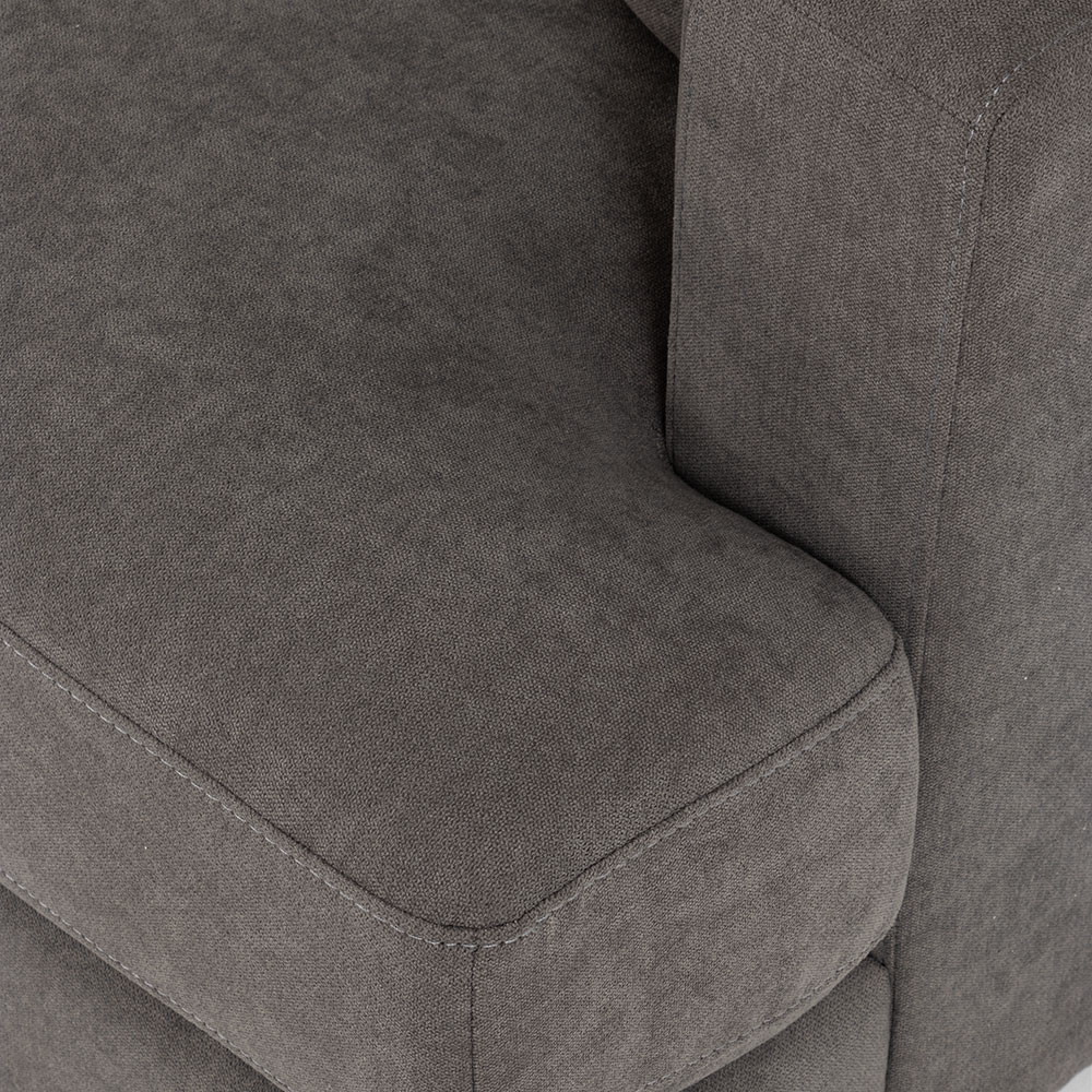 Tasman Right Hand Facing Chaise Sofa, Dark Grey