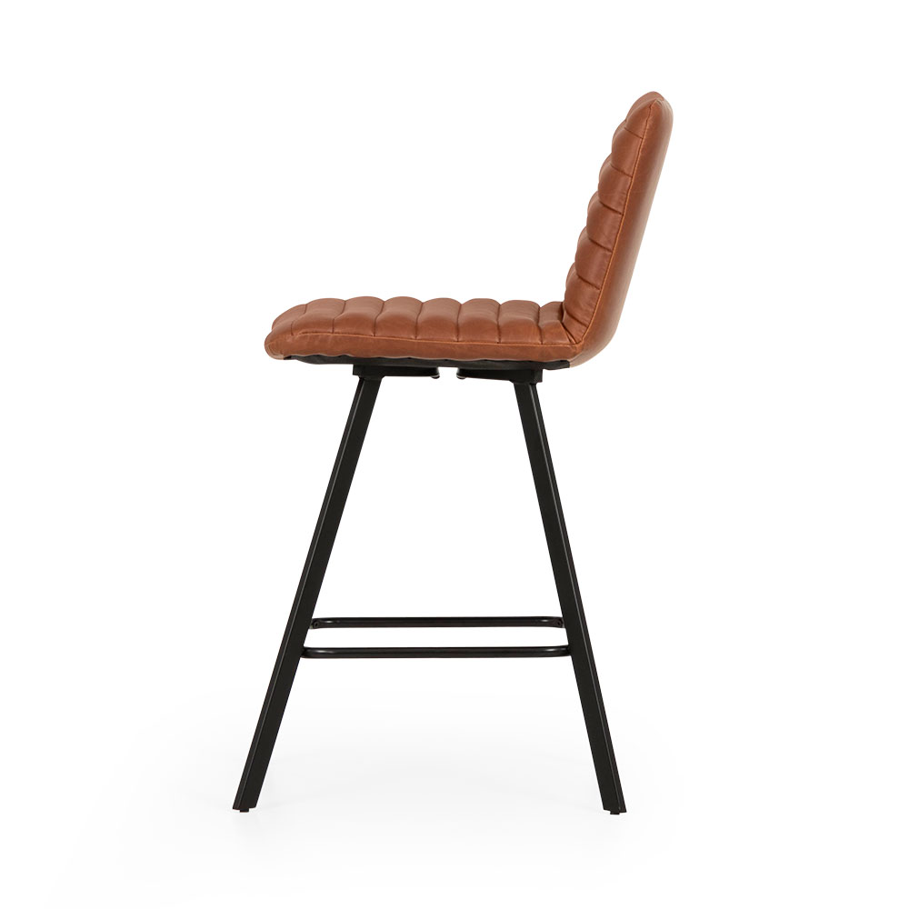 Watson PU Barstool, Brandy