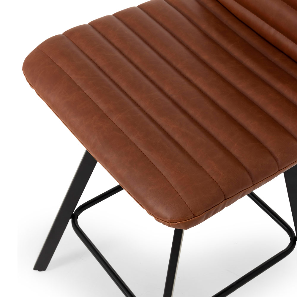 Watson PU Barstool, Brandy